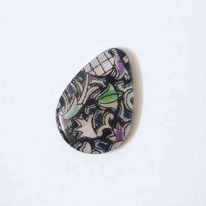 Silk Resin Pendant Charm